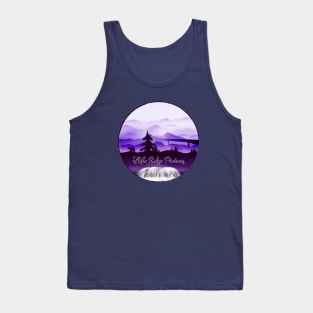 Blue Ridge Parkway - Black Bear - Purple 28 Tank Top